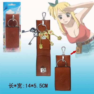 fairy tail anime wallet keychain