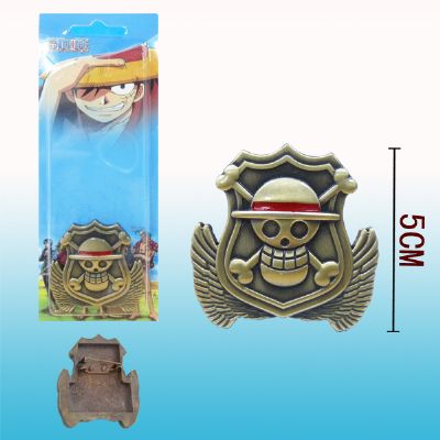 one piece anime brooch