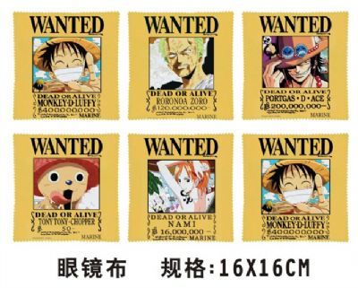 one piece anime glass cloth