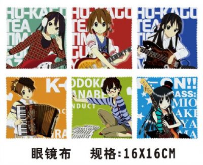 k-on! anime glass cloth