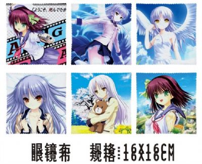 angel beats anime glass cloth