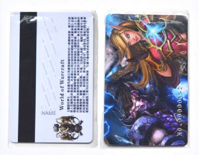 warcraft anime member cards