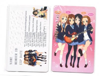 k-on! anime member cards