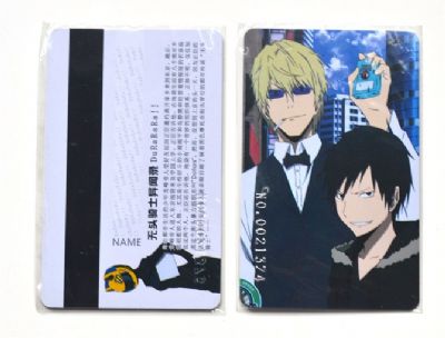 dyurarara anime member cards