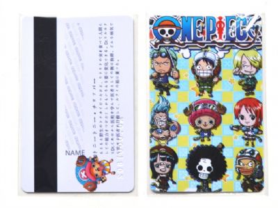 one piece anime member cards