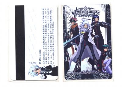 D.Gray-man anime member cards