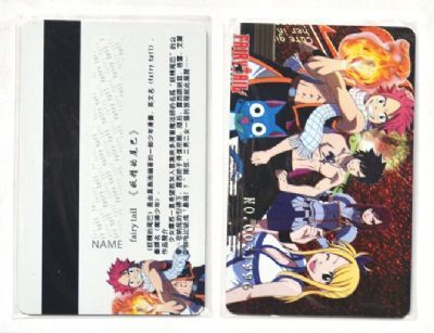 fairy tail anime member cards