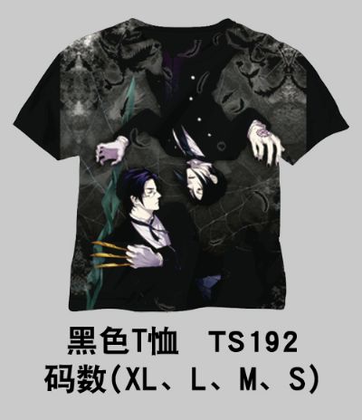 kuroshitsuji anime t-shirt