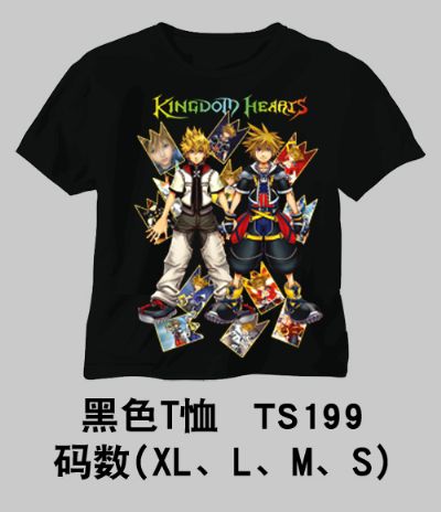 kingdom hearts anime t-shirt