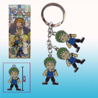 one piece anime keychain