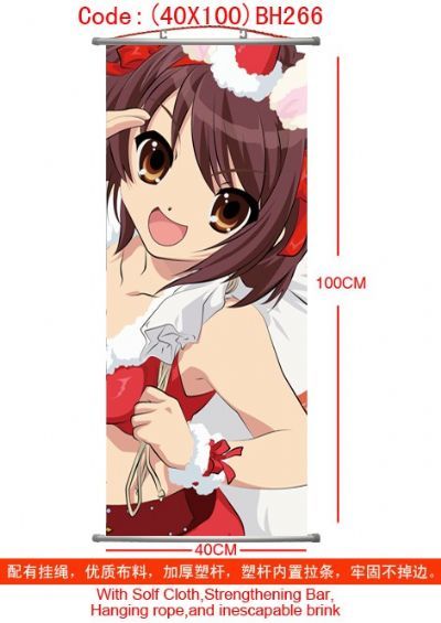 suzumiya haruhi anime wallscroll