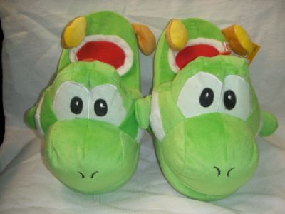 super mario anime plush slipper