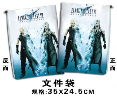 final fantasy anime file bag