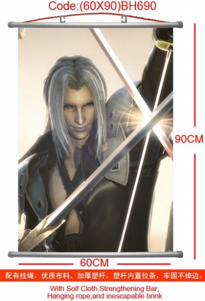 Final Fantasy Sephiroth Wallscroll