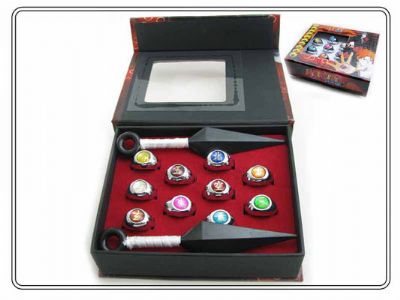 Naruto Anime ring set