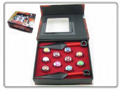 Naruto Anime ring set