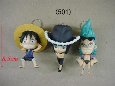 one piece anime keychain