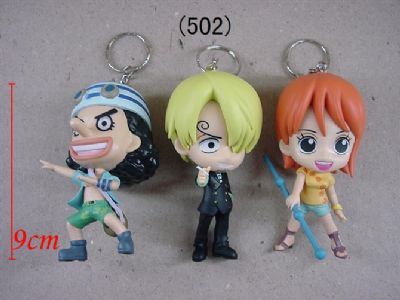 one piece anime keychain