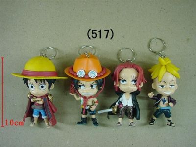 one piece anime keychain