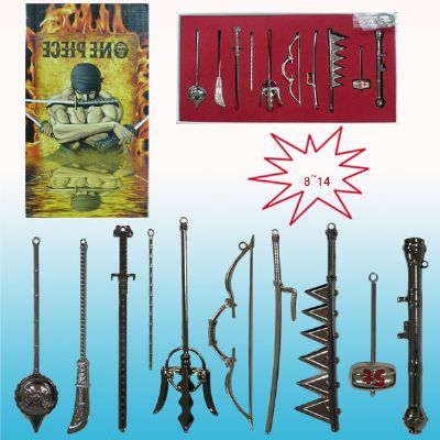 one piece anime weapon set