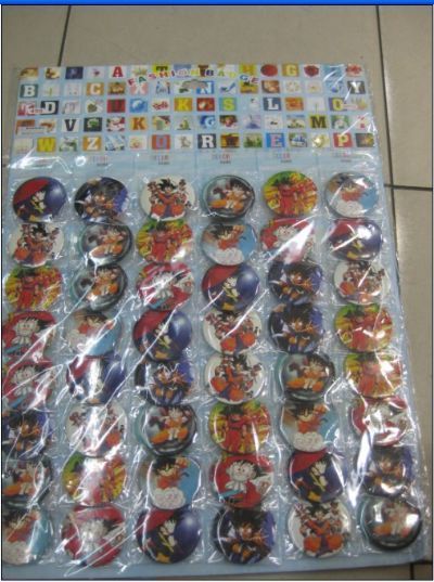 dragon ball anime brooch