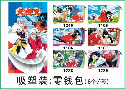 Inuyasha Purse(price for a set of 6 pcs)