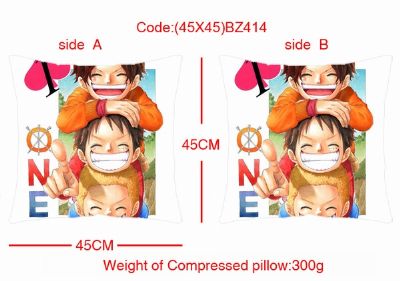 One Piece Luffy & Ace Double Sides Cushion