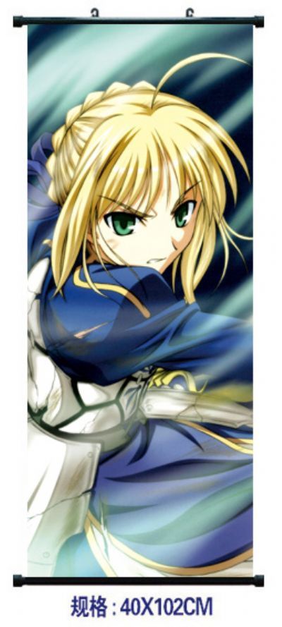 fate stay night anime wallscroll