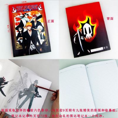 bleach anime notebook