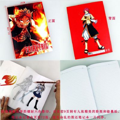 fairy tail anime notebook