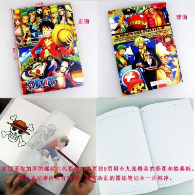 one piece anime notebook