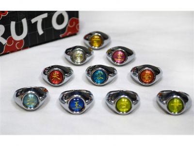 Naruto Anime ring set