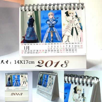 Fate Stay Night Desk Calendar 2013