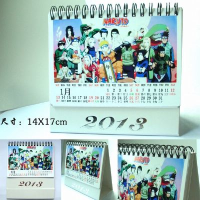 Naruto Desk Calendar 2013