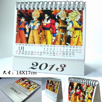 Drgon Ball Desk Calendar 2013