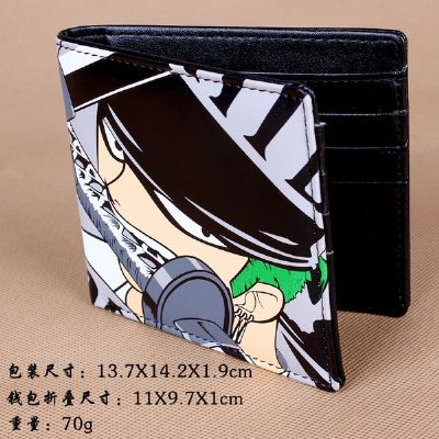 One Piece Zoro PU Wallet