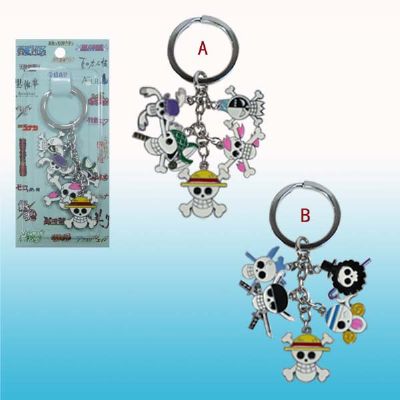 one piece anime keychain