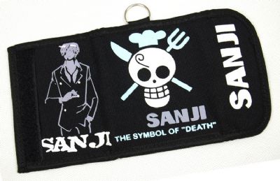 one piece sanji anime wallet