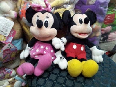 mickey anime plush doll