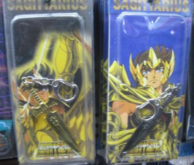 saint seiya anime keychain