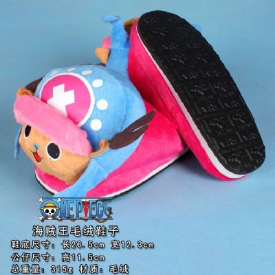 One Piece Chopper Plush Boots Slippers