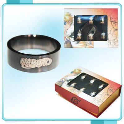 Naruto rings (6 pcs)