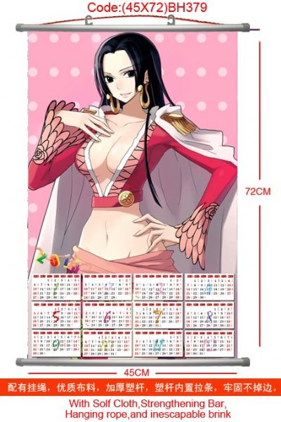 One piece 2013 calendar anime wallscroll