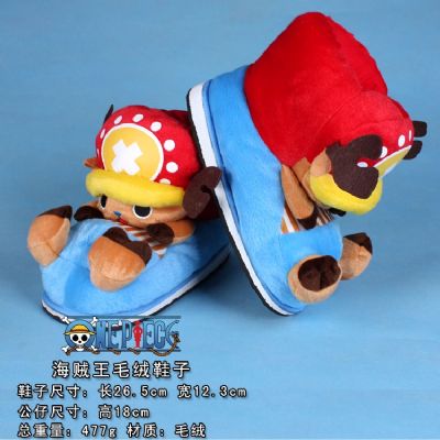 One Piece Chopper Plush Boots Slippers