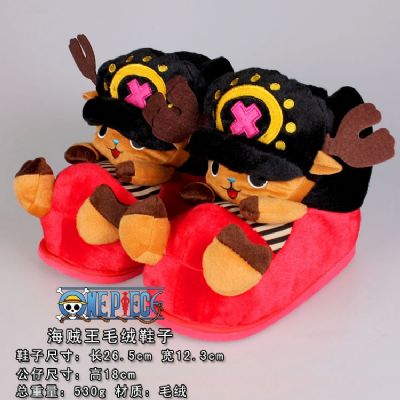 One Piece Chopper Plush Boots Slippers
