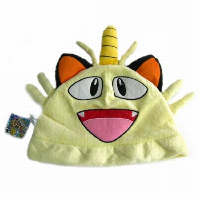 Pokemon Meowth Plush Poly Hat