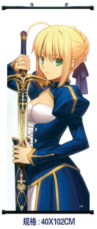 fate stay night anime wallscroll