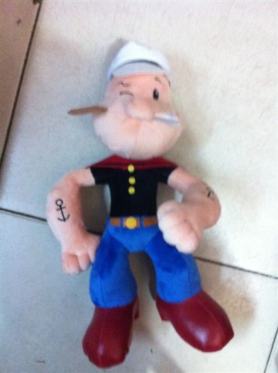 popeye plush doll