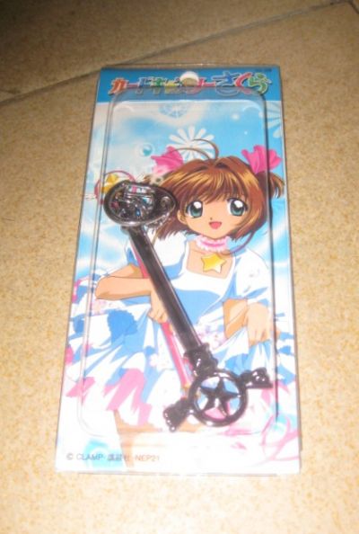 card captor sakura anime keychain