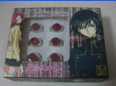 geass anime ring set